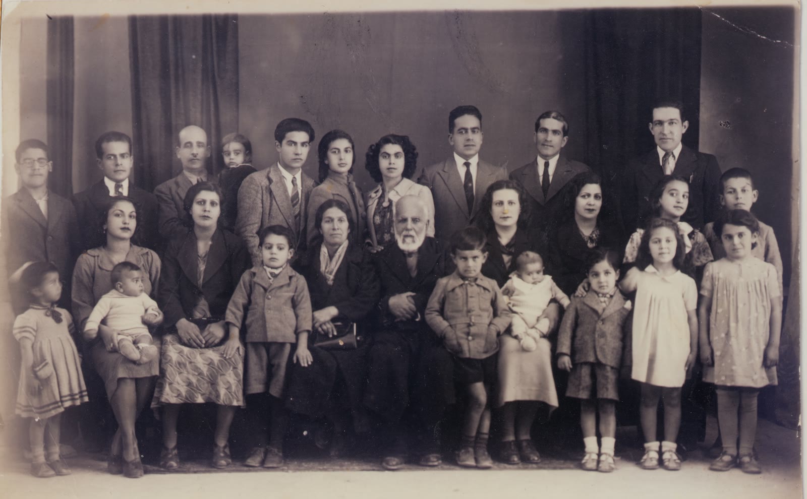The first Reyhani family gathering, 1942